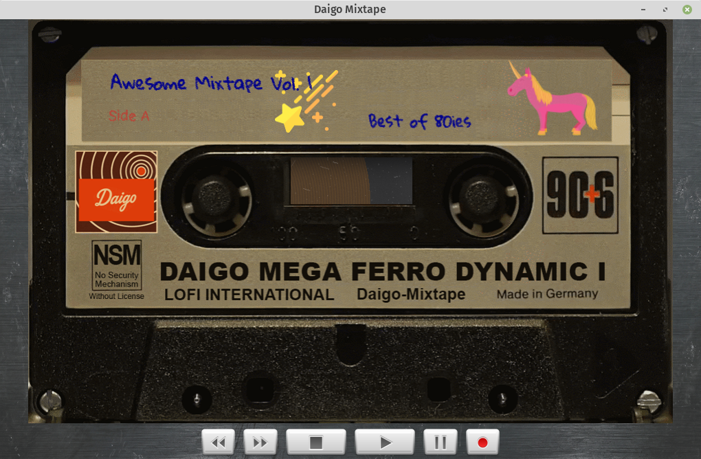 Daigo Mixtape Interface
